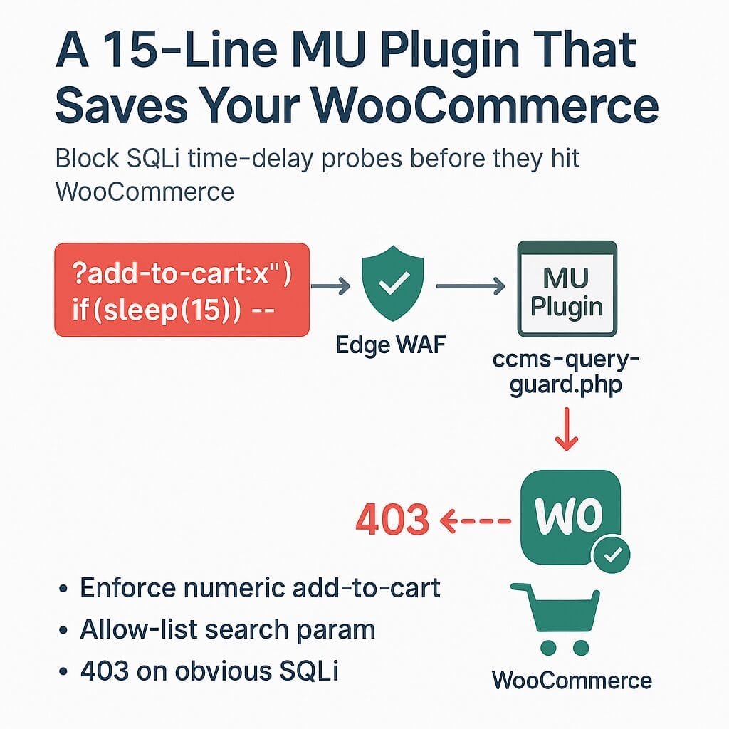 A tiny “seatbelt” that can save your woocommerce cart during bot attacks (no dev skills needed)
